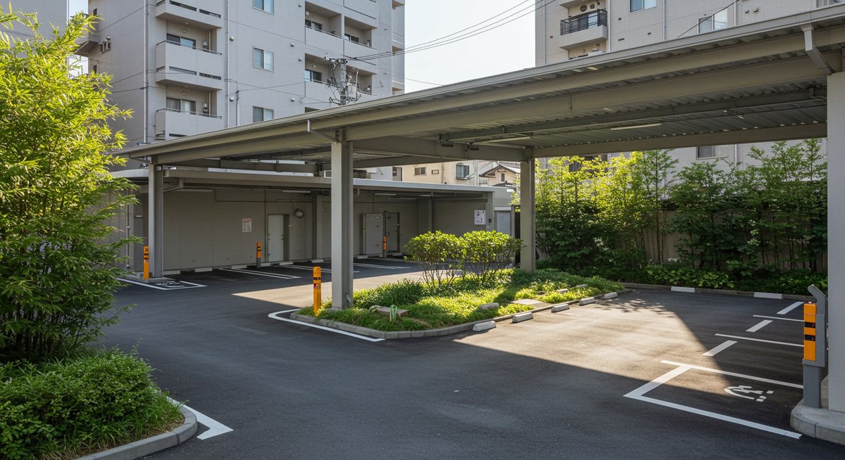 車の駐車 場