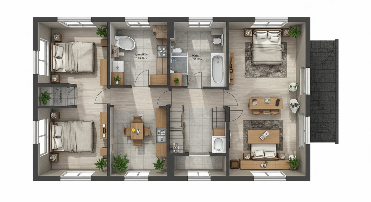 介護 間取り 2 階 建て