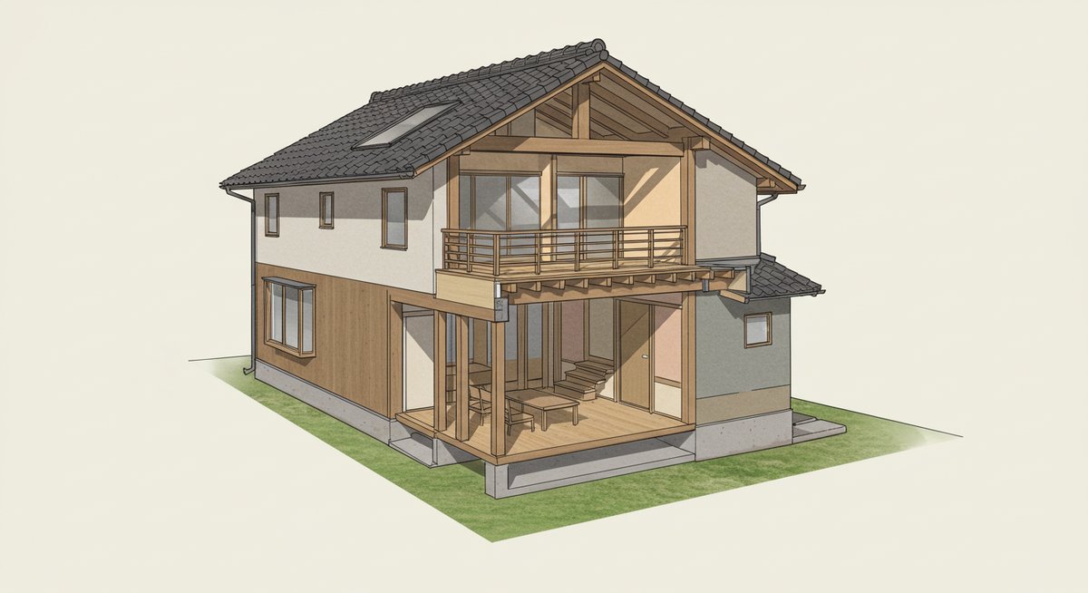 平屋 屋根裏