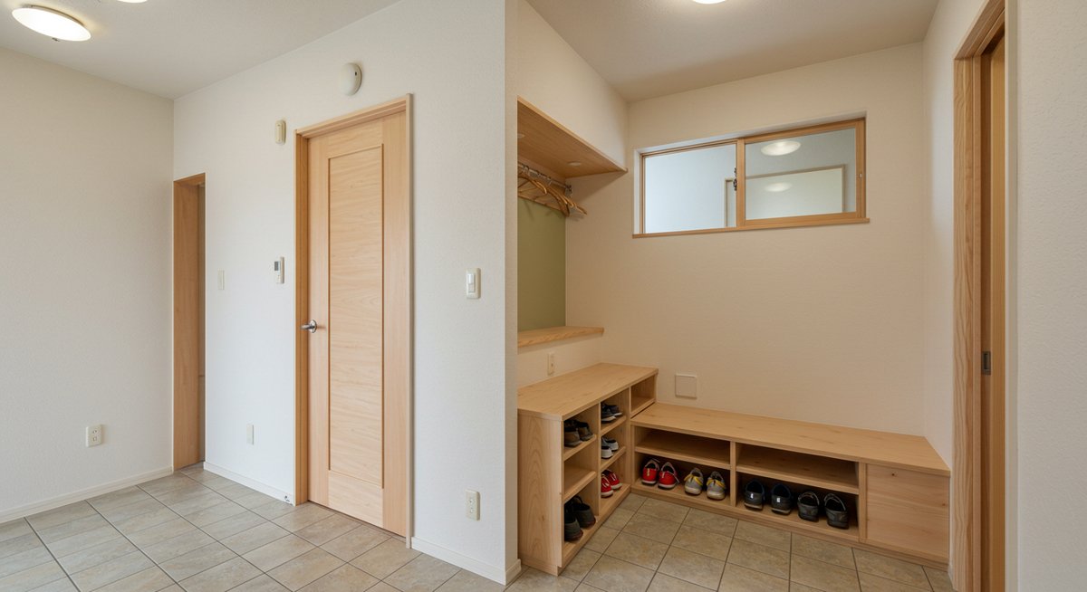 平屋の玄関