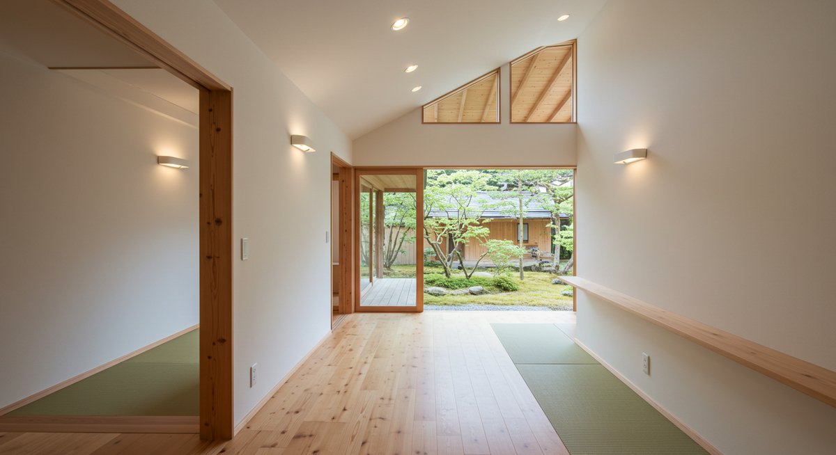 平屋 廊下