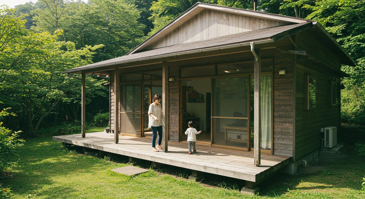 平屋 木の家