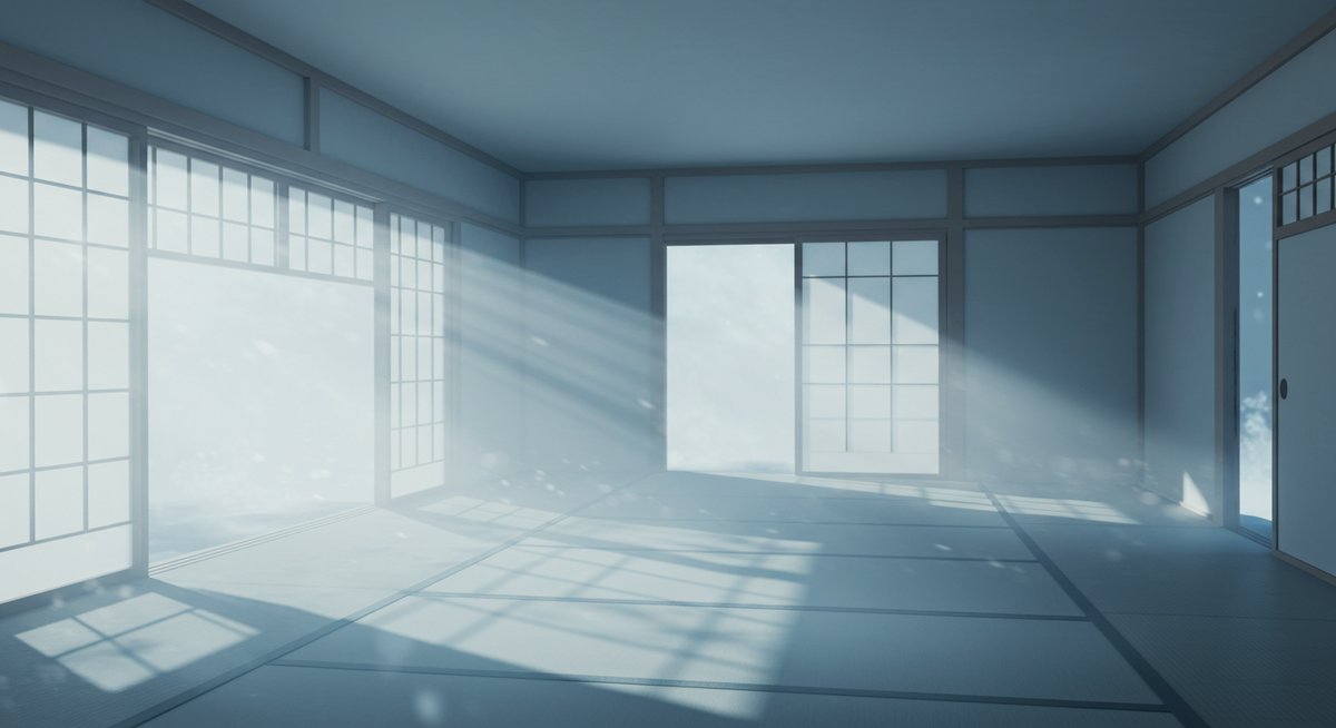 一 軒 家 寒い