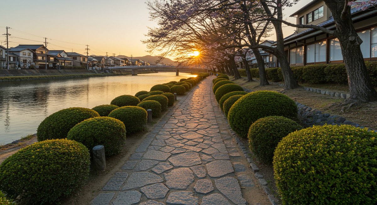 川沿いの家