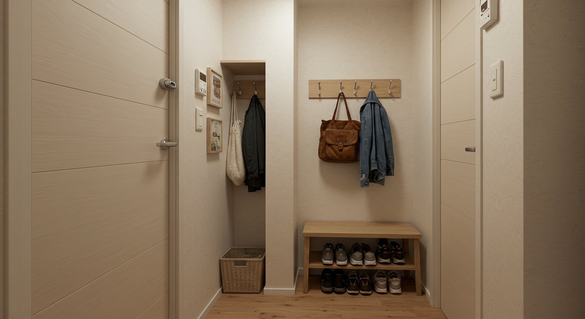 建売 玄関 狭い