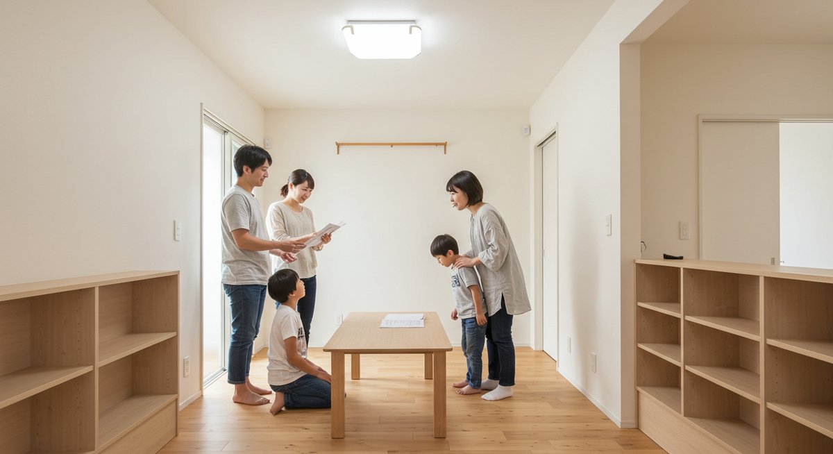 建売 リビング 収納 ない