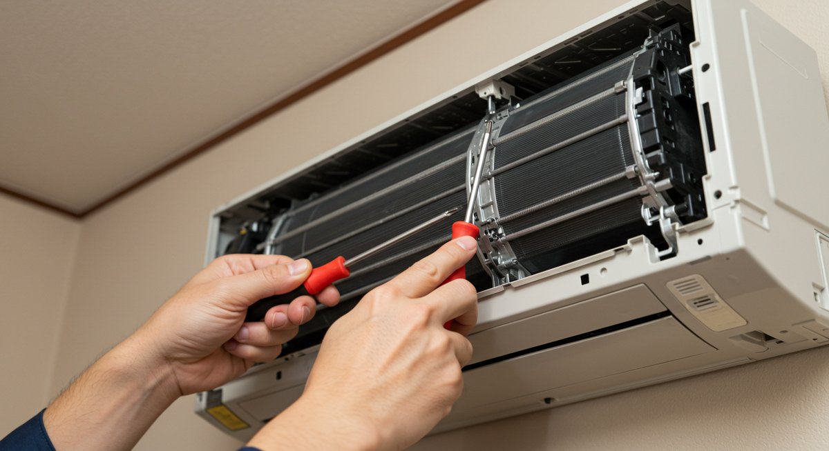 エアコン コンセント 見え ない