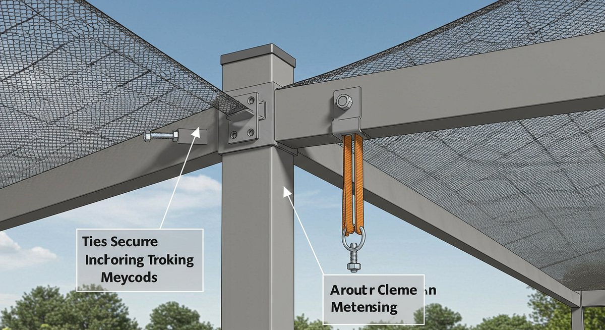 カーポート 遮光ネット 張り 方