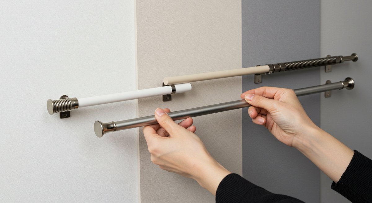 カーテンレール 色 失敗