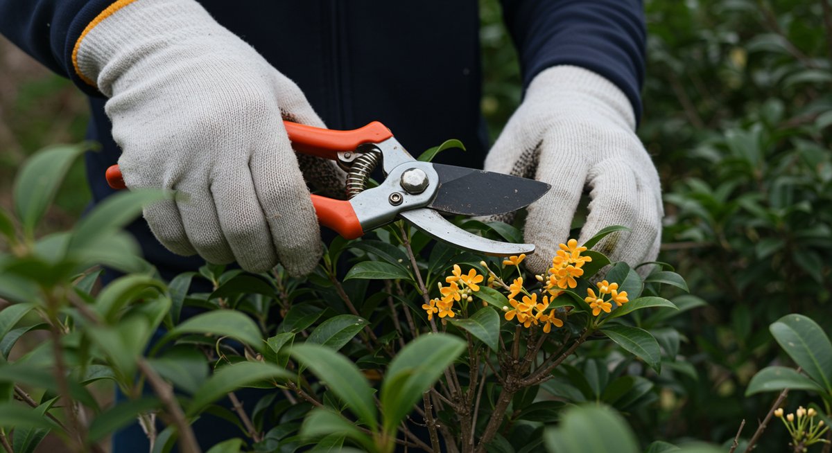 金木犀 庭 おしゃれ