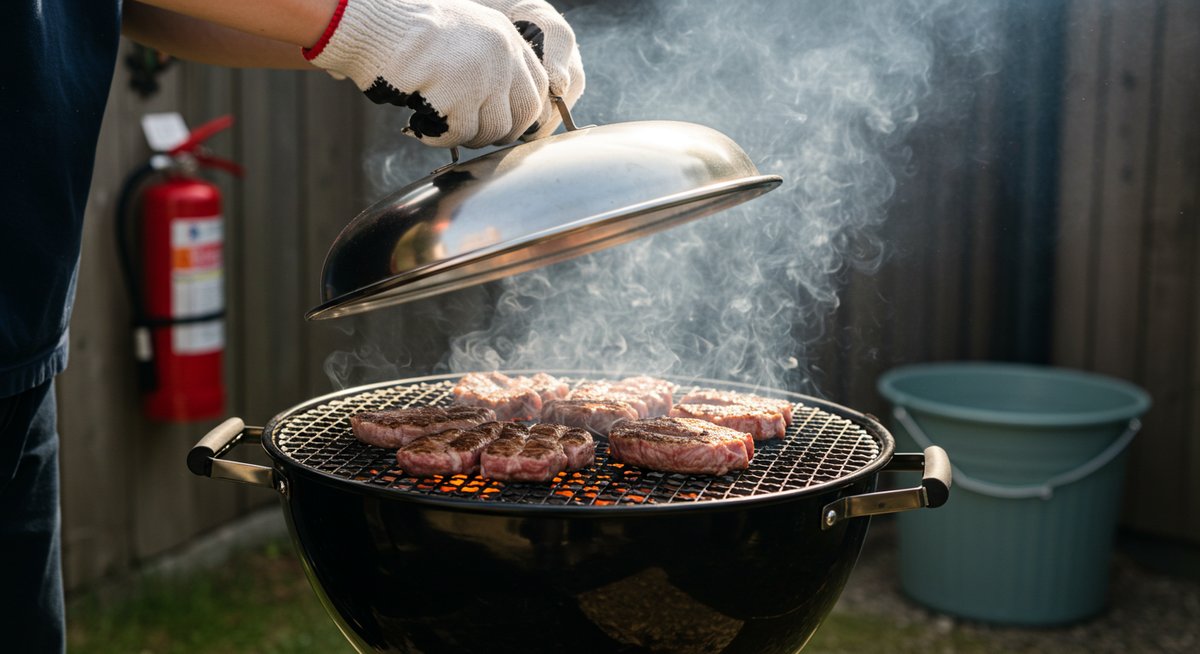 庭でバーベキュー 通報 され た