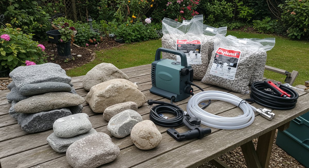 庭 せせらぎ 作る