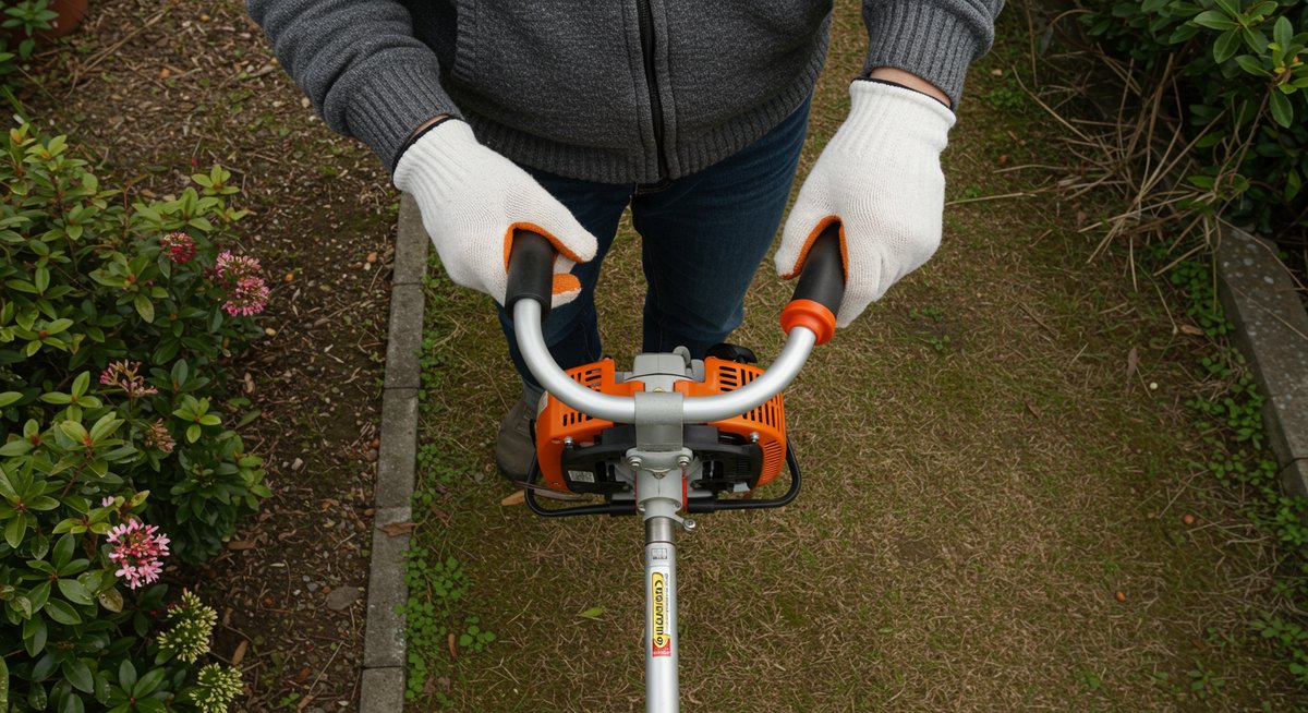 草刈機 ループハンドル 疲れる