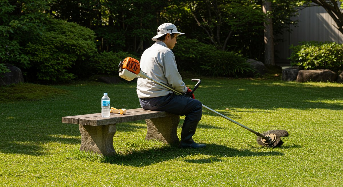 草刈機 ループハンドル 疲れる