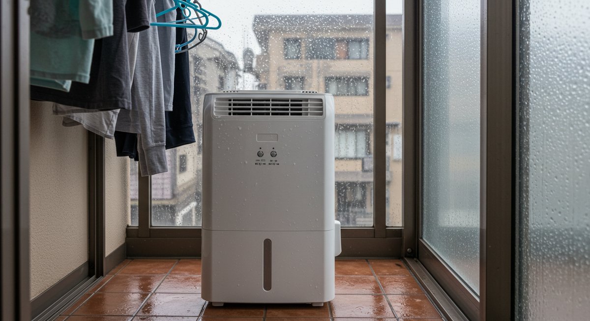 インナーバルコニー 洗濯物 乾かない