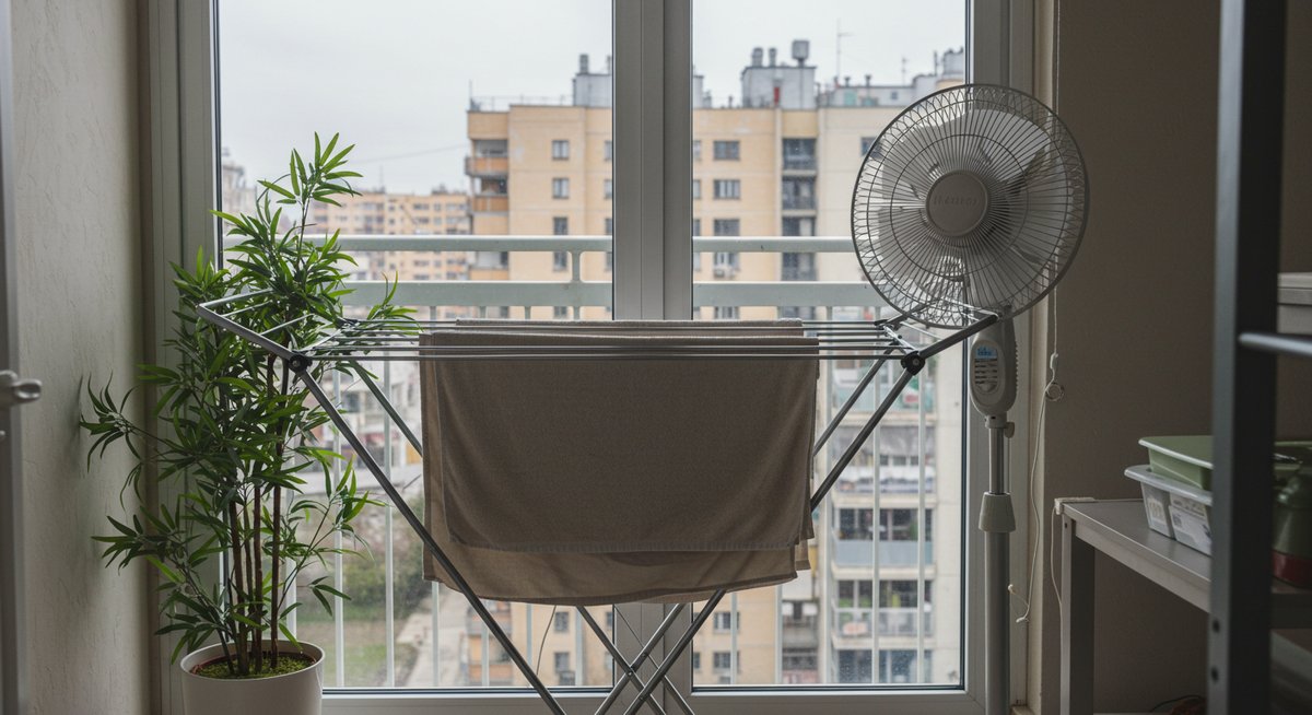 インナーバルコニー 洗濯物 乾かない