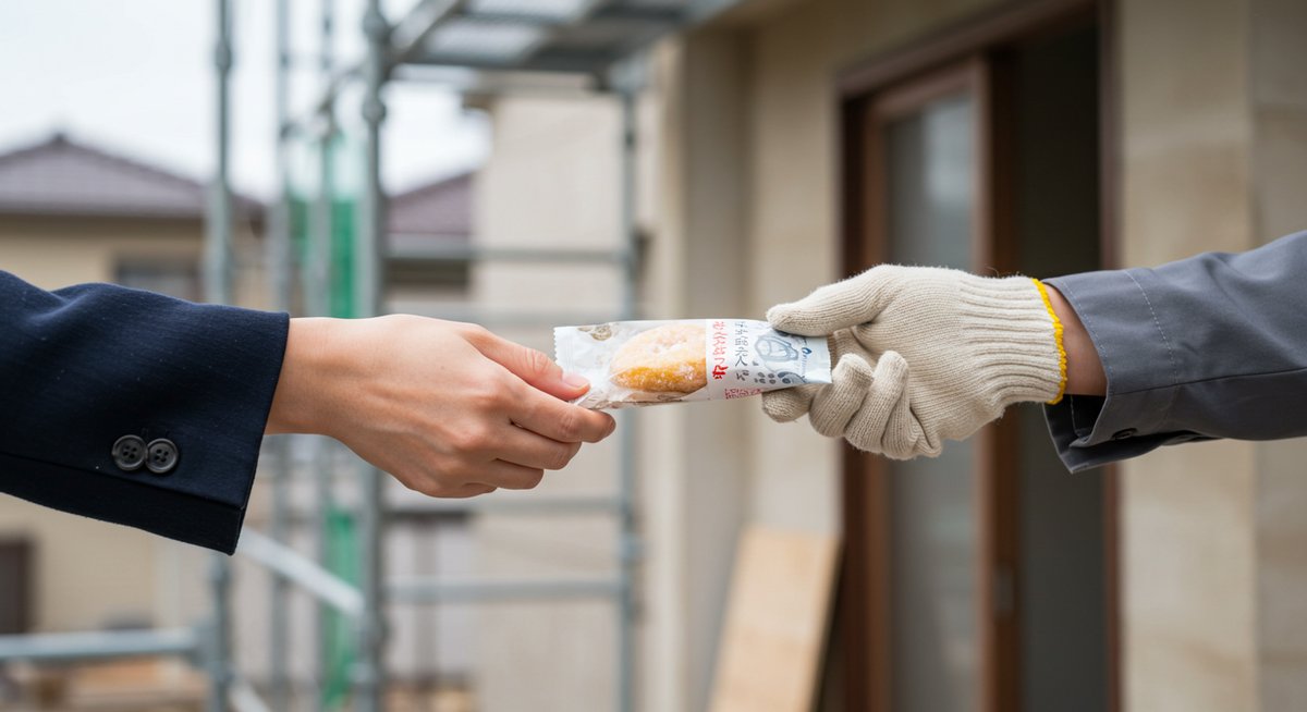 上棟式 大工さんへのお礼 お菓子