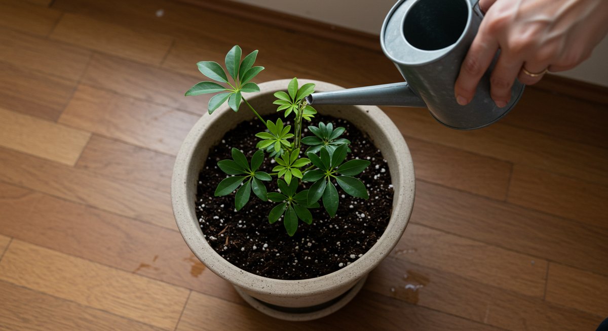 カポック 葉が垂れる