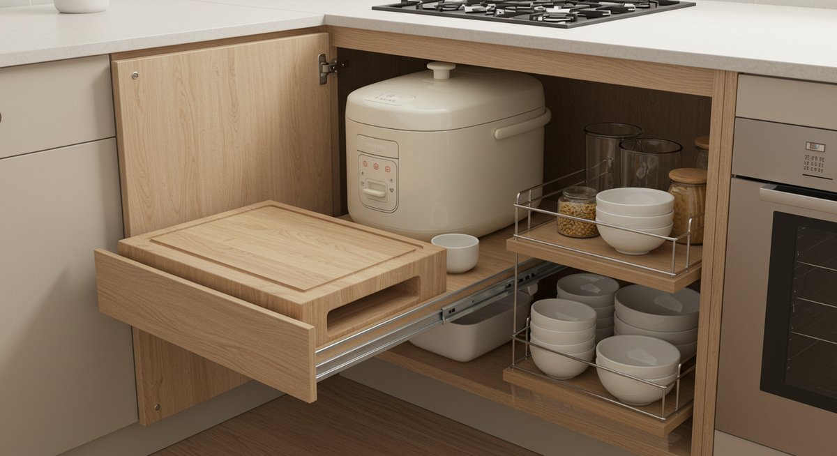 食器棚 炊飯器 スライド いらない