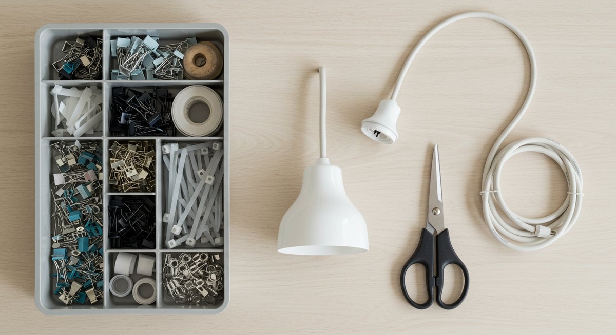 ペンダントライト コードクリップ 100均