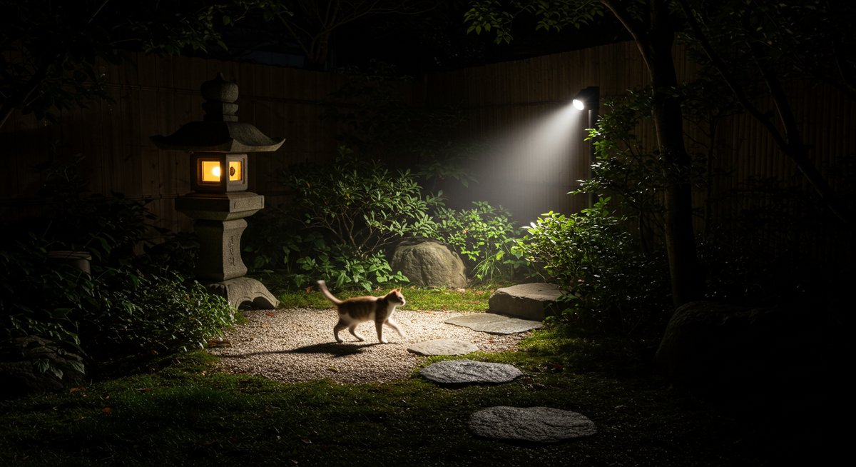 センサーライト 勝手につく 霊