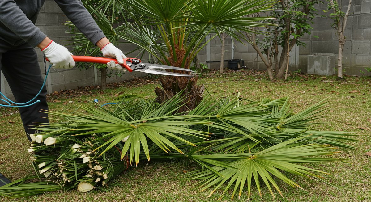 シュロの木 成長 止める
