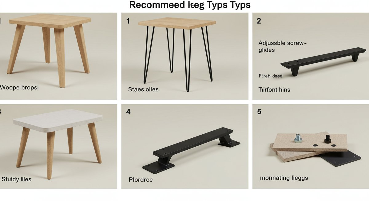 スタッキングシェルフ 脚をつけたい