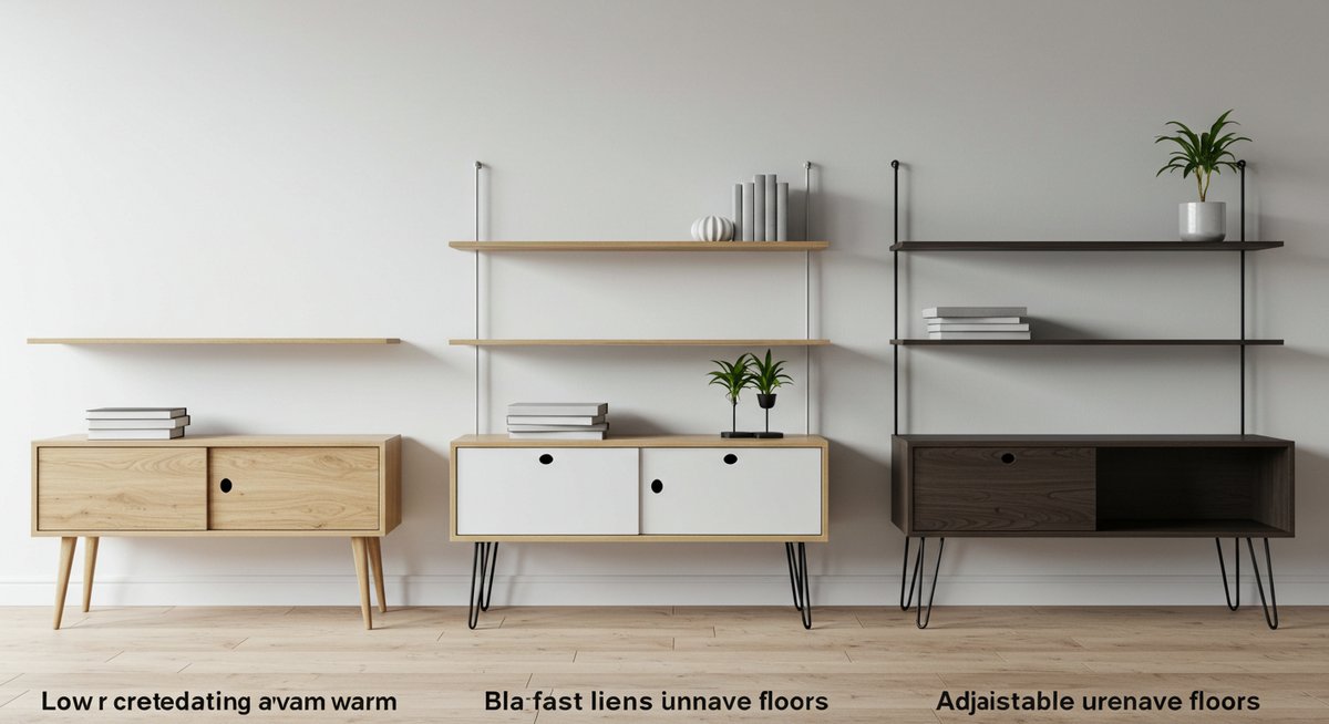 スタッキングシェルフ 脚をつけたい