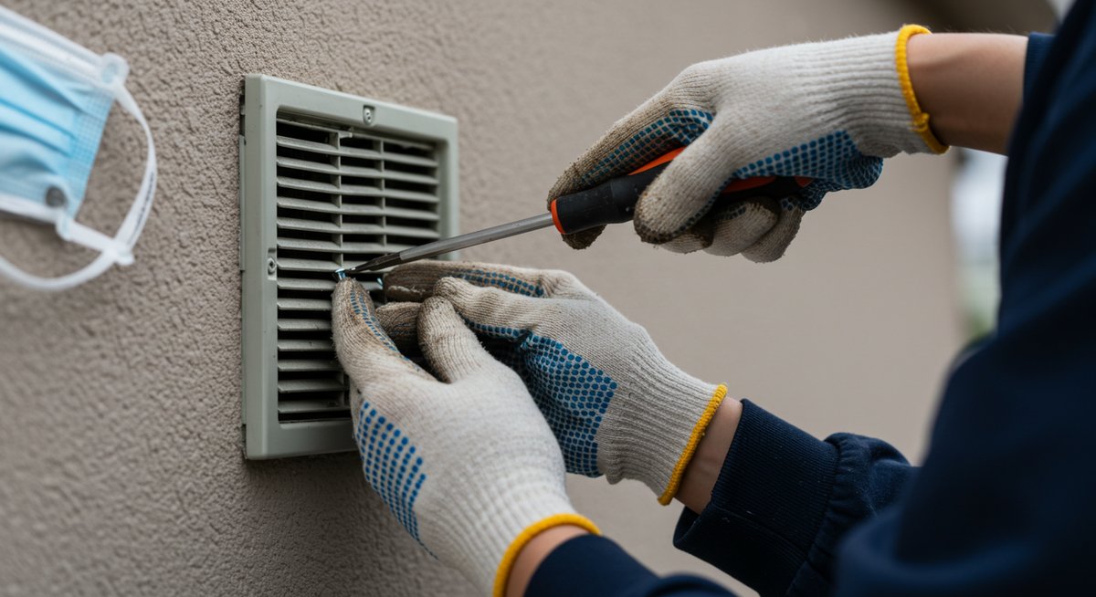 マンション 換気口 掃除 外側