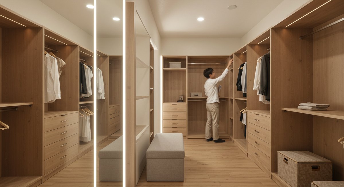 ウォークインクローゼット 照明 失敗